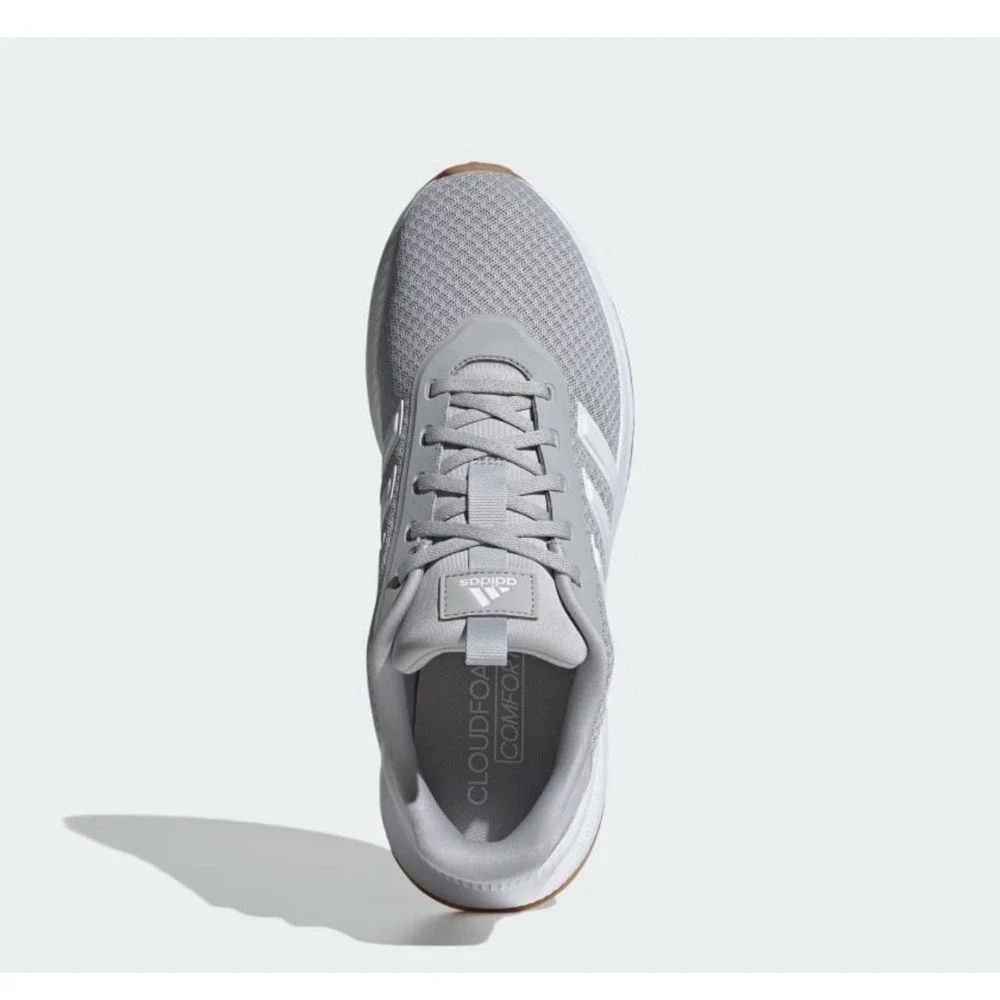 Adidas Runfalcon 2.0 Grey White Gum Men Running Shoes JI1267 Size 11
